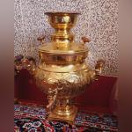 سماور برنجی ذغالی